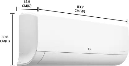 LG 6 in 1 Convertible 1 Ton 5 Star Dual Inverter Split AC (Copper Condenser, RS-Q14JNZE.ANLG)