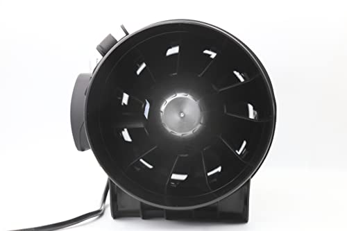 Astberg AEC200 Quiet Inline Duct Fan with 0-100% Variable Speed controller(20-1292 CMH) EC Motor Silent Mix Flow/Inline Duct Fan/Inline Exhaust/Circular Inline Fan/Fresh Air ventilation syste