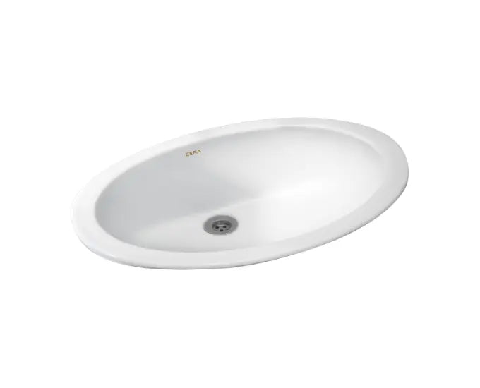 Cera S2030102 Oval 450x350 mm Counter Wash Basin White Colour