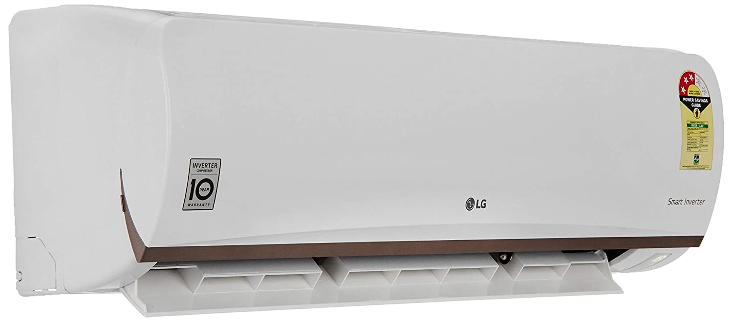 LG 1 Ton 3 Star Inverter Split AC (JS-Q12CPXD, White)