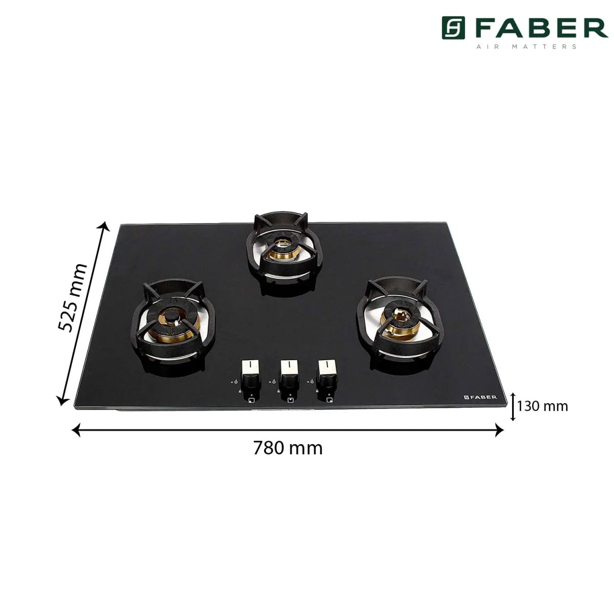 Faber Nexus HT783 CRS BR CI Built In Hob