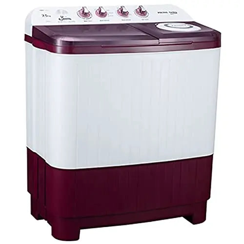 Voltas Beko 7.5 kg 5 Star Semi-Automatic Top Load Washing Machine (Special Pulsator Technology, WTT75DBRT, Burgundy)