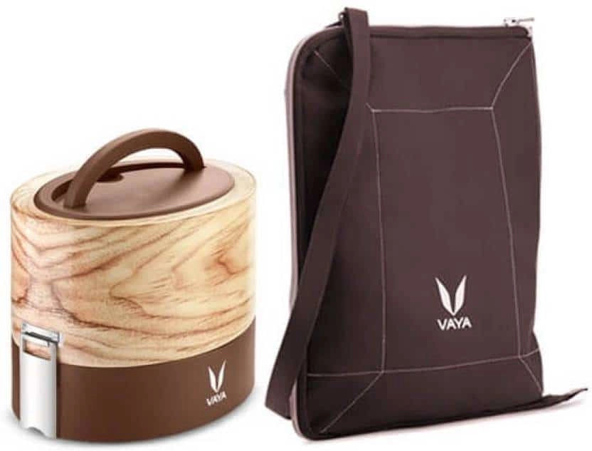 Vaya Tyffyn 600 Maple 2 Containers Lunch Box (600 ml)