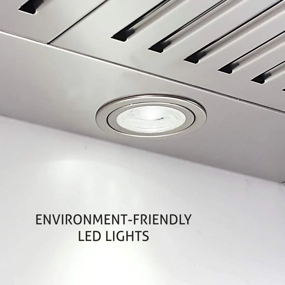Glen Stainless Steel 60 cms Kitchen Chimney Push Button 6062 Baffle Filter 1000 m3h