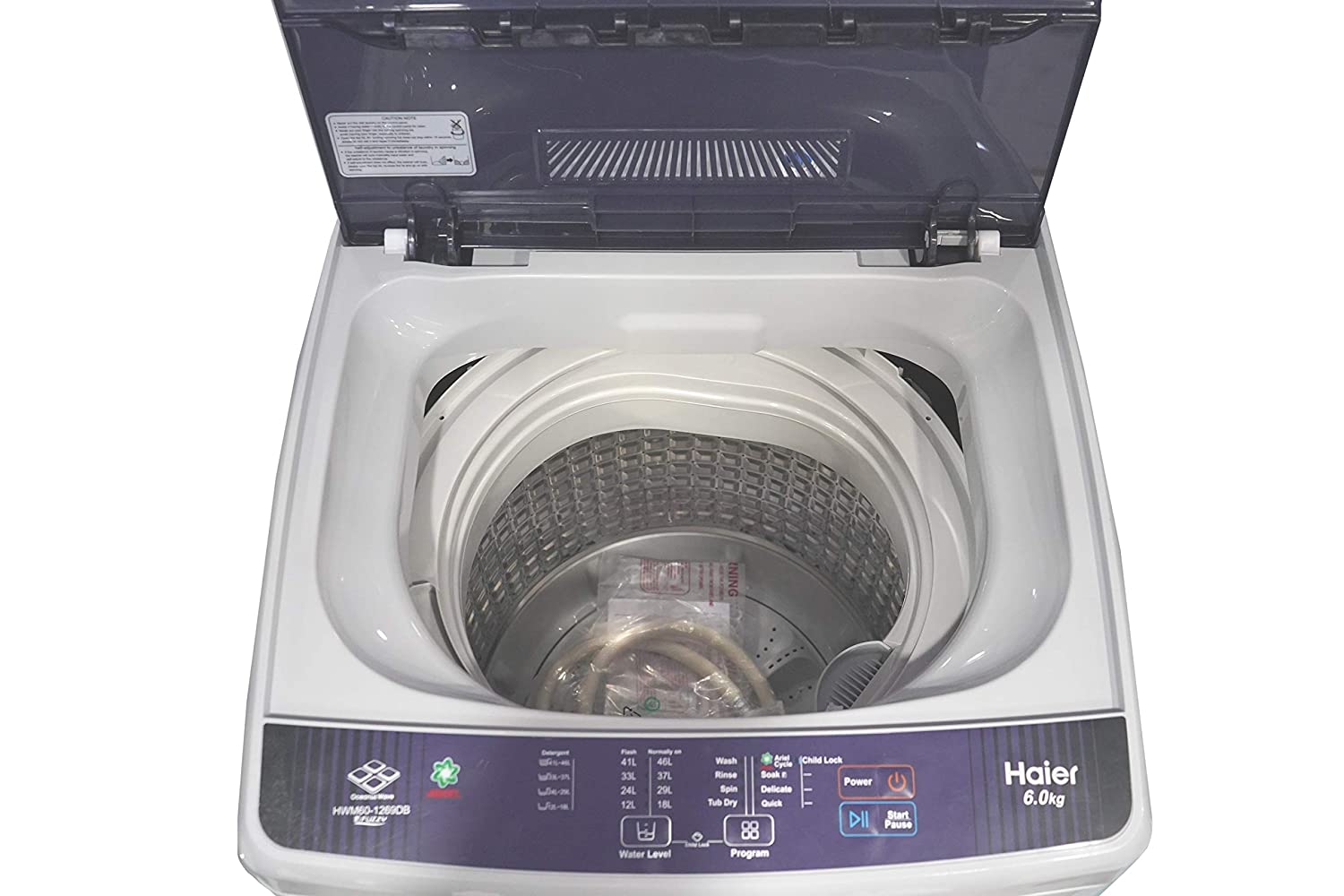 Haier 6 kg Fully Automatic Top Loading Washing Machine HWM60-1269DB Moonlight Grey
