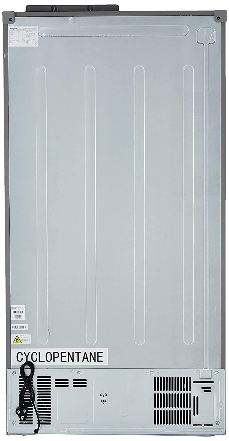 Whirlpool 537 L Inverter Frost-Free Side-by-Side Refrigerator (WS SBS 537, Steel)