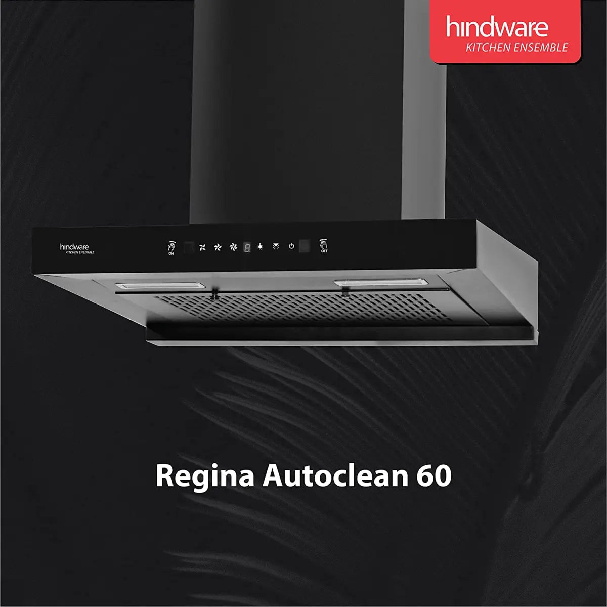 Hindware Regina 60 cm, 1200 m³/hr* Motion Sensors chimney