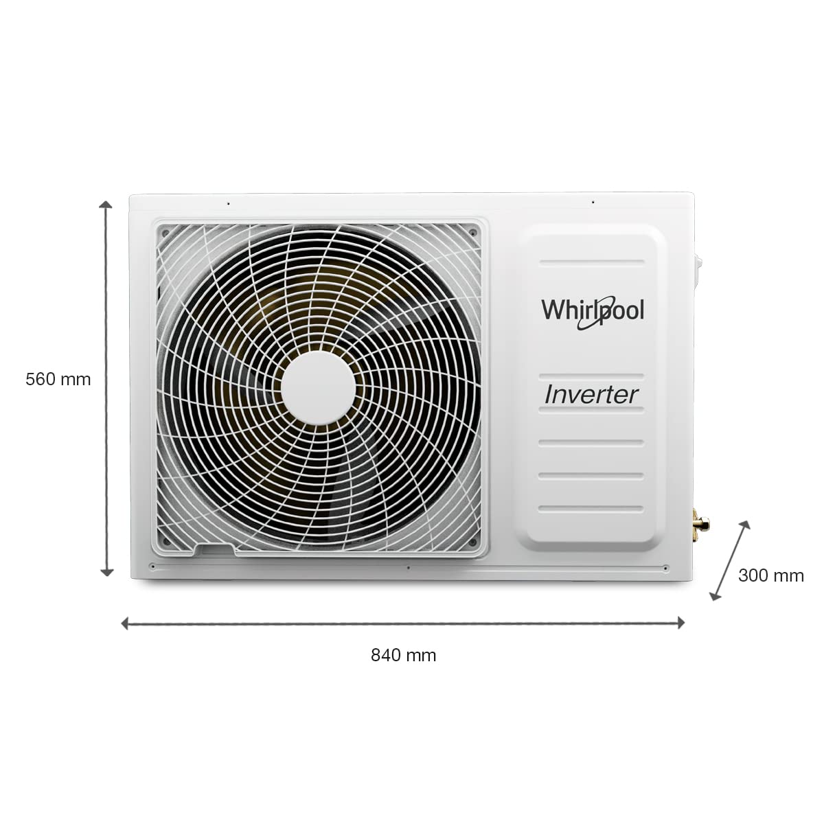 Whirlpool 1.0 Ton 3 Star, Flexicool Inverter Split AC S3K1PP0 White