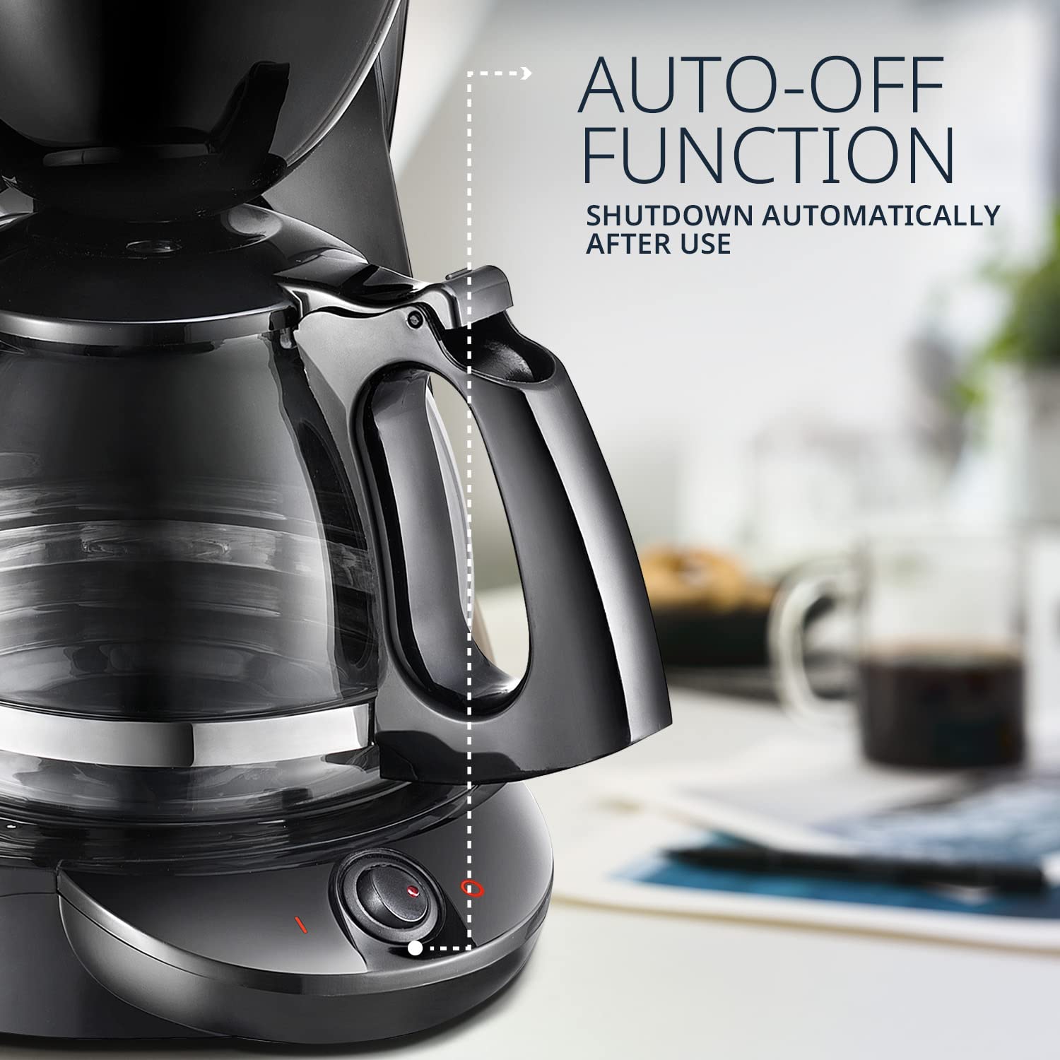 Delonghi ICM2.1 BK 1000-Watt 10-Cup Drip Coffee Maker (Black)