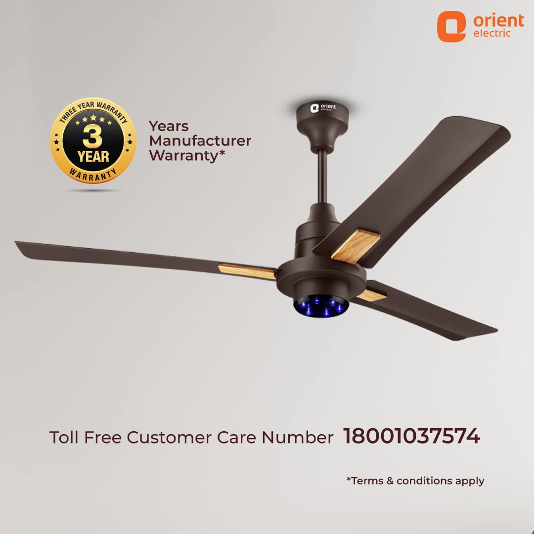 Orient Electric Fan I-Tome Smart 1200mm Smoke Brown