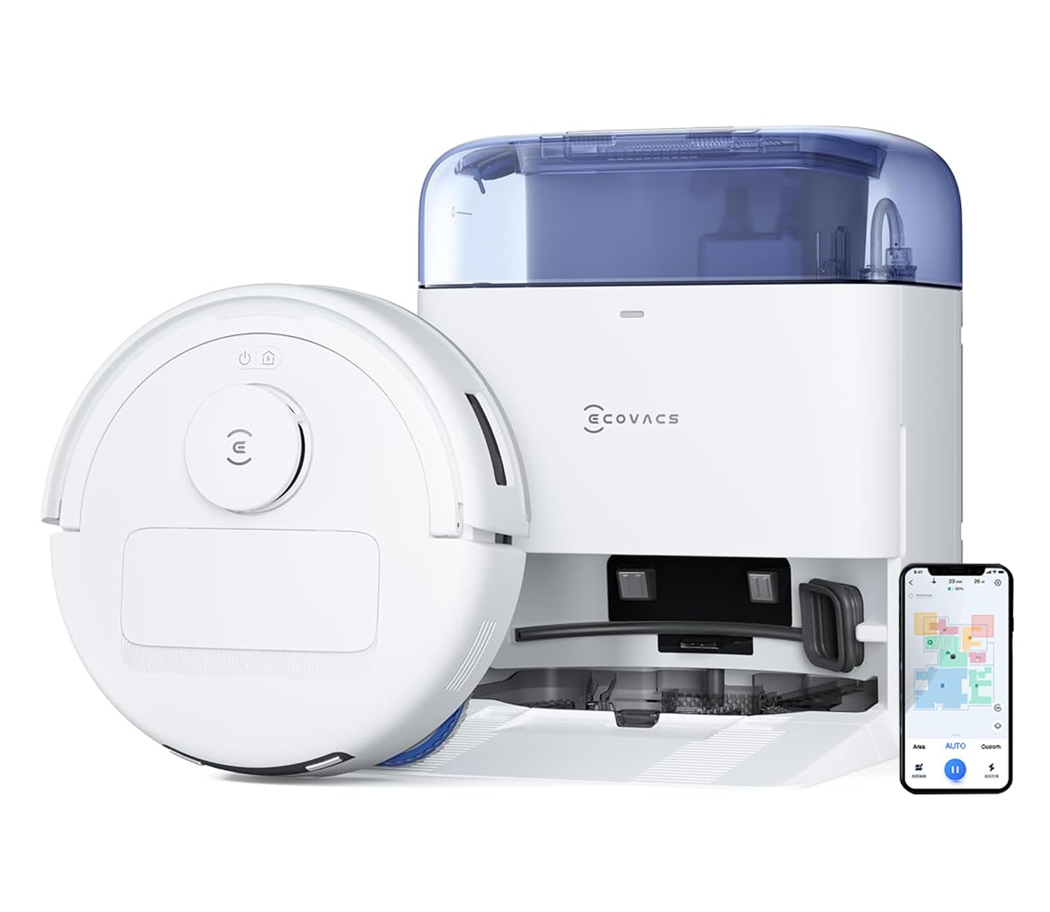 ECOVACS DEEBOT MINI Omni 2-in-1 Robot Vacuum & Mop, 2025 New Launch - Compact Cleaning Solution