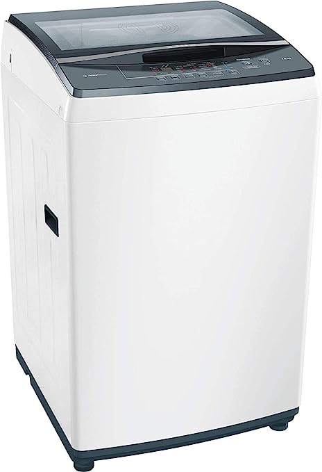 Bosch 7 kg Fully Automatic Top Loading Washing Machine (WOE704W1IN, White)