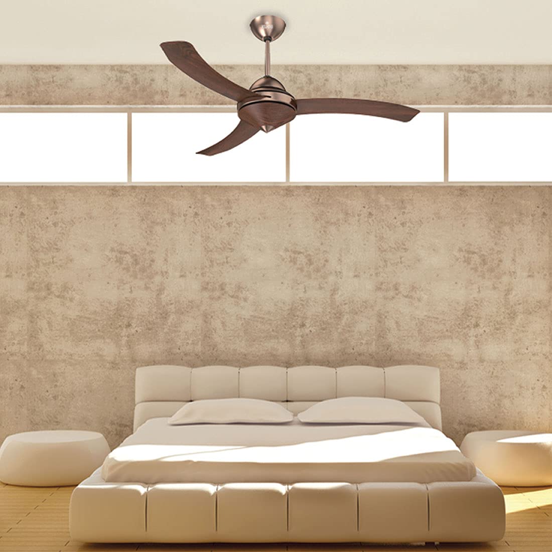 Polycab Superia SP05 Super Premium 1200 mm Designer Ceiling Fan and 2 years warranty(Brown)