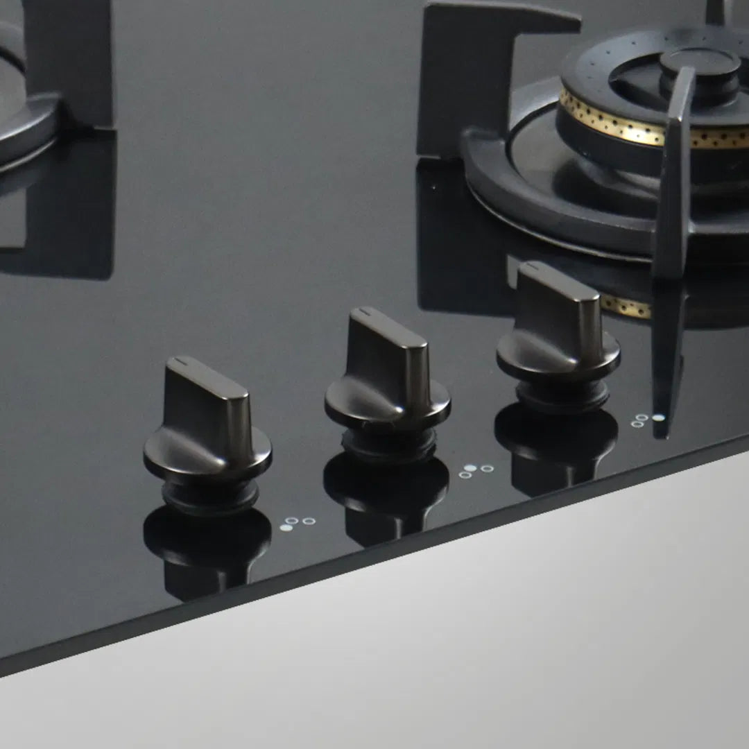 KAFF BZ 804 78cm Built-in Hob: 4 Forged Brass Burners, Auto Electric Ignition