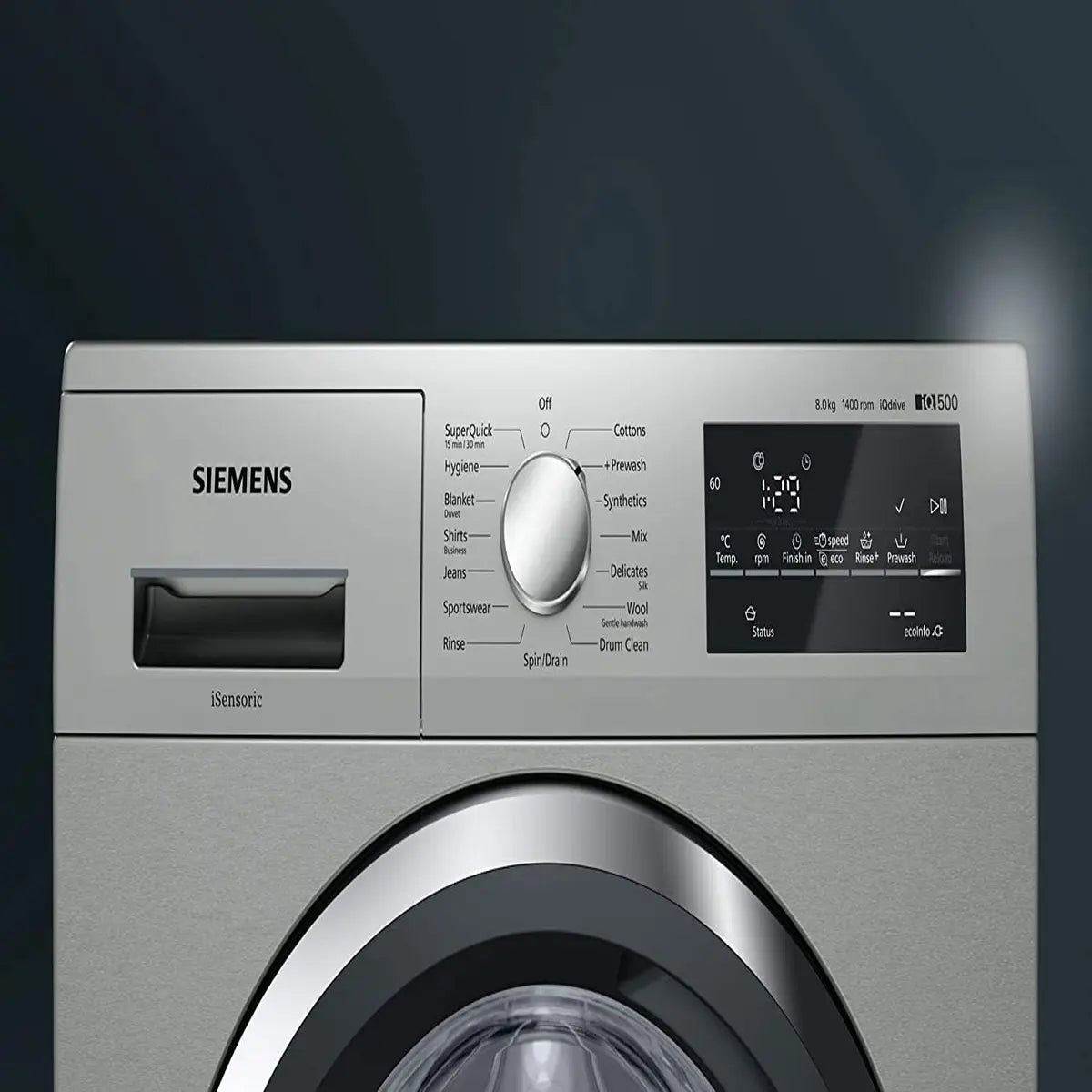Siemens iQ500 washing machine, front loader 8 kg 1400 rpm WM14T469IN