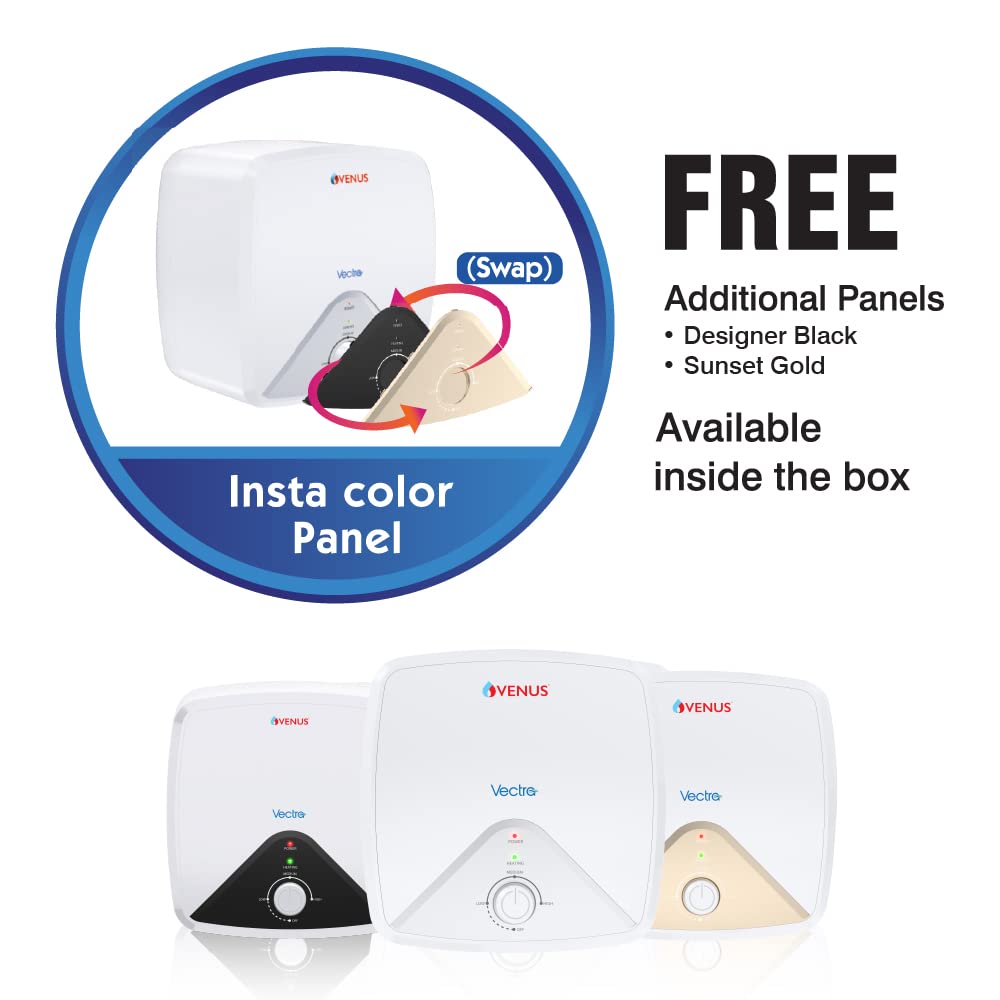 Venus Vectra 10VS 10-L Water Heater Silver Sparkle