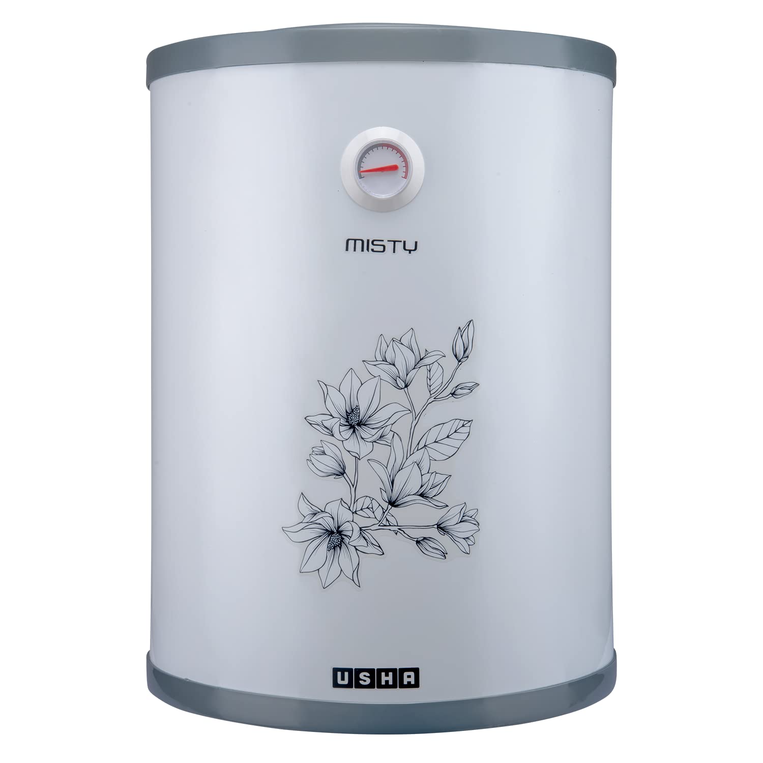 Usha Misty 6Ltr 2000-Watt 5 Star Water Heater Grey Magnolia