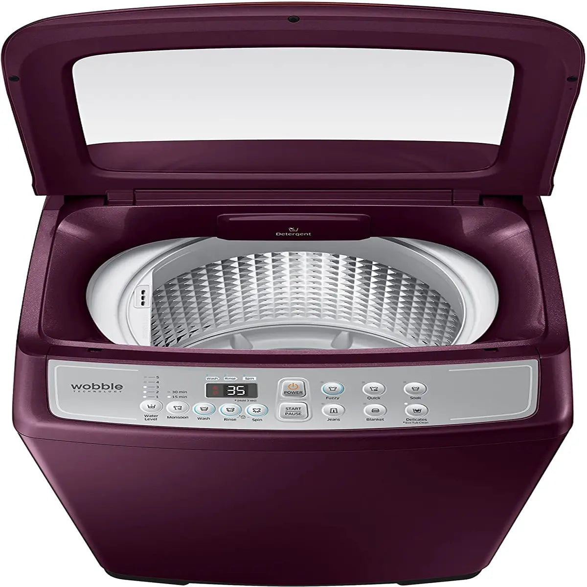 Samsung 6.5 kg Fully-Automatic Top Loading Washing Machine (WA65M4500HP/TL, Sparkling Plum)