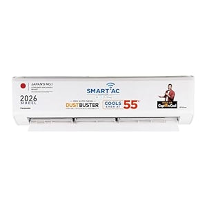 Panasonic 2.0 Ton Inverter Smart Split AC - High Airflow, AI Technology