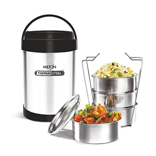 Milton Lunch Box Royal Tiffin (Silver) - 4 Container
