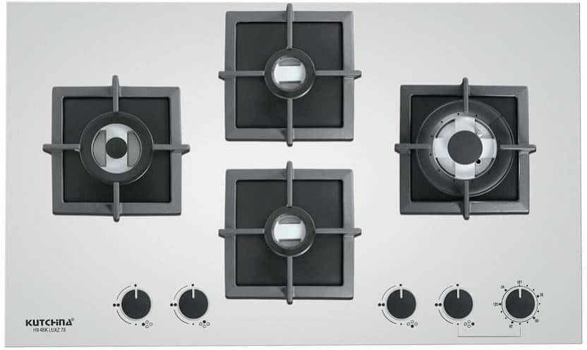 Kutchina HB 4BK LUXZ 78 Glass Automatic Gas Stove