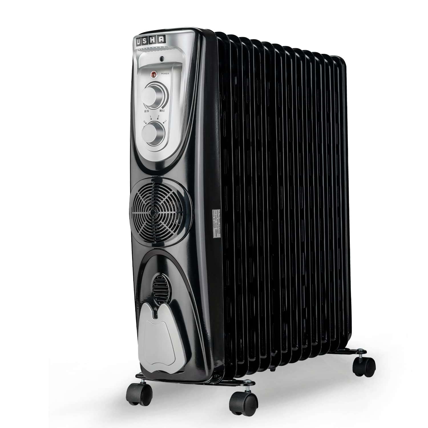 Usha 3811 FB 2300 Watt Oil Filled Radiator (Black)