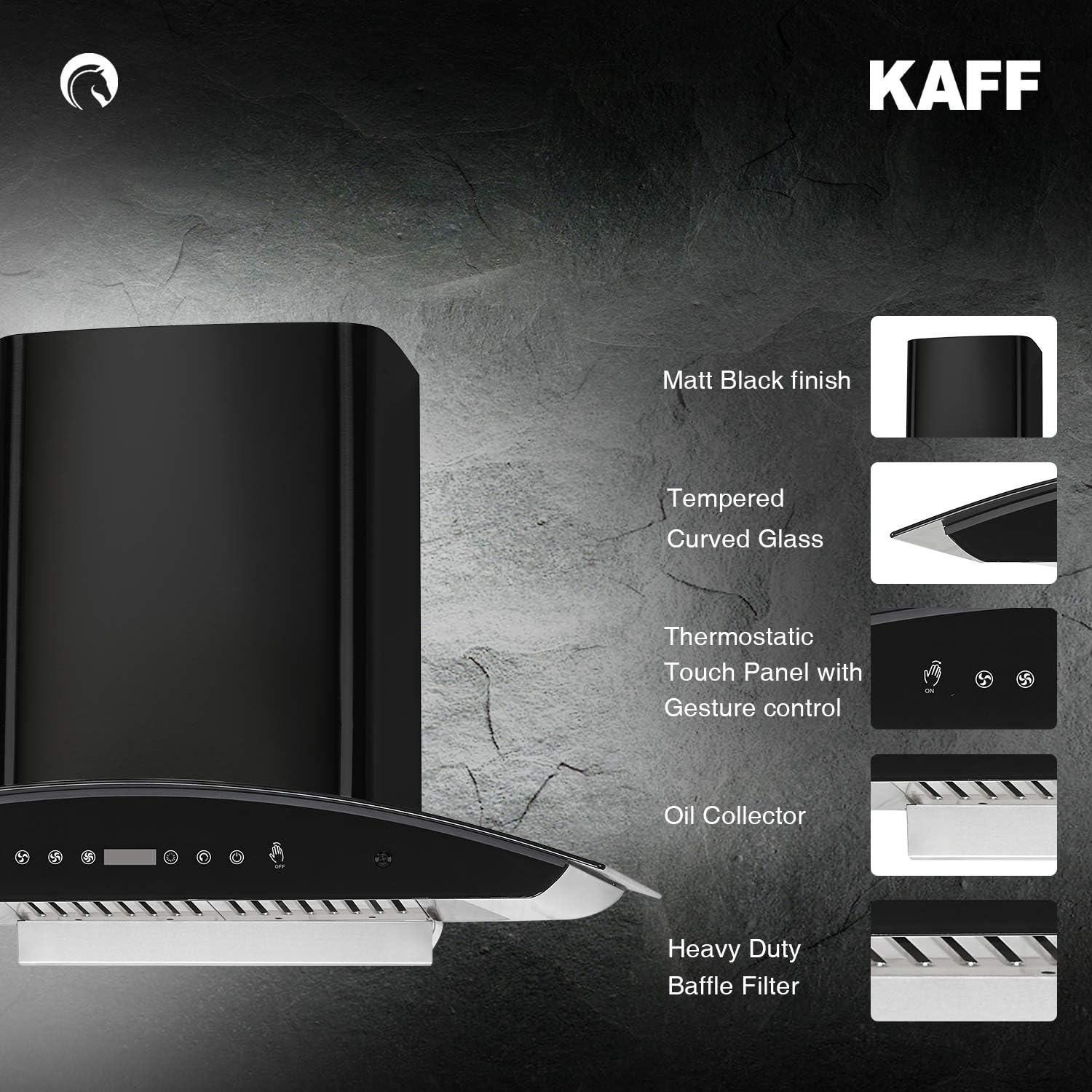 Kaff Prima DHC 75 CM Chimney