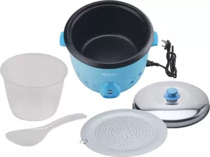Kutchina Flora Electric Rice Cooker 2.8 Litre 1000 W with Non Stick inner pot and detachable power cord