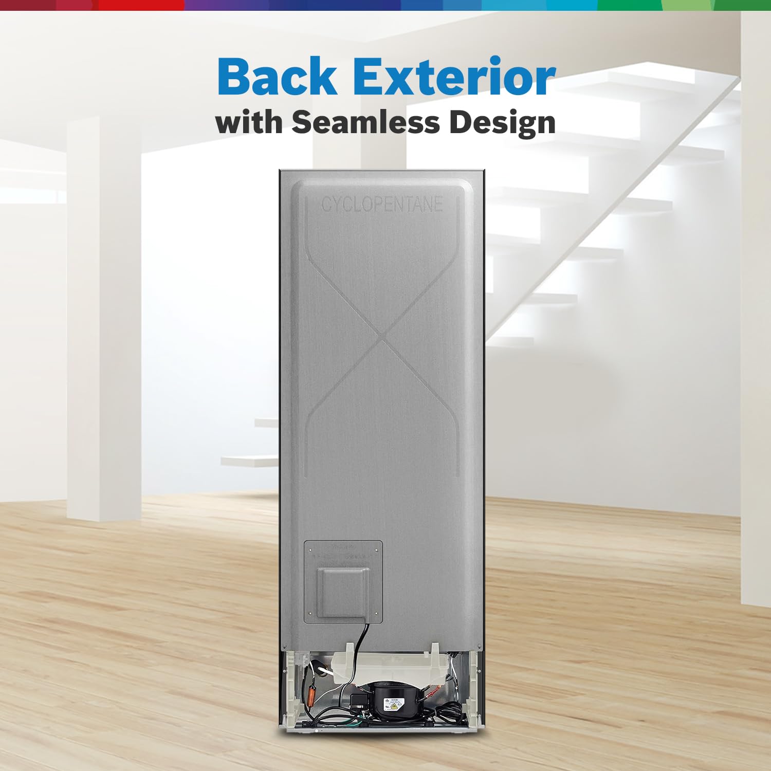 Bosch 335L Max Flex 3 Star 8-in-1 Convertible Vario Inverter Frost Free Triple Door Refrigerator Smoky Silver (CMC36K03NI)