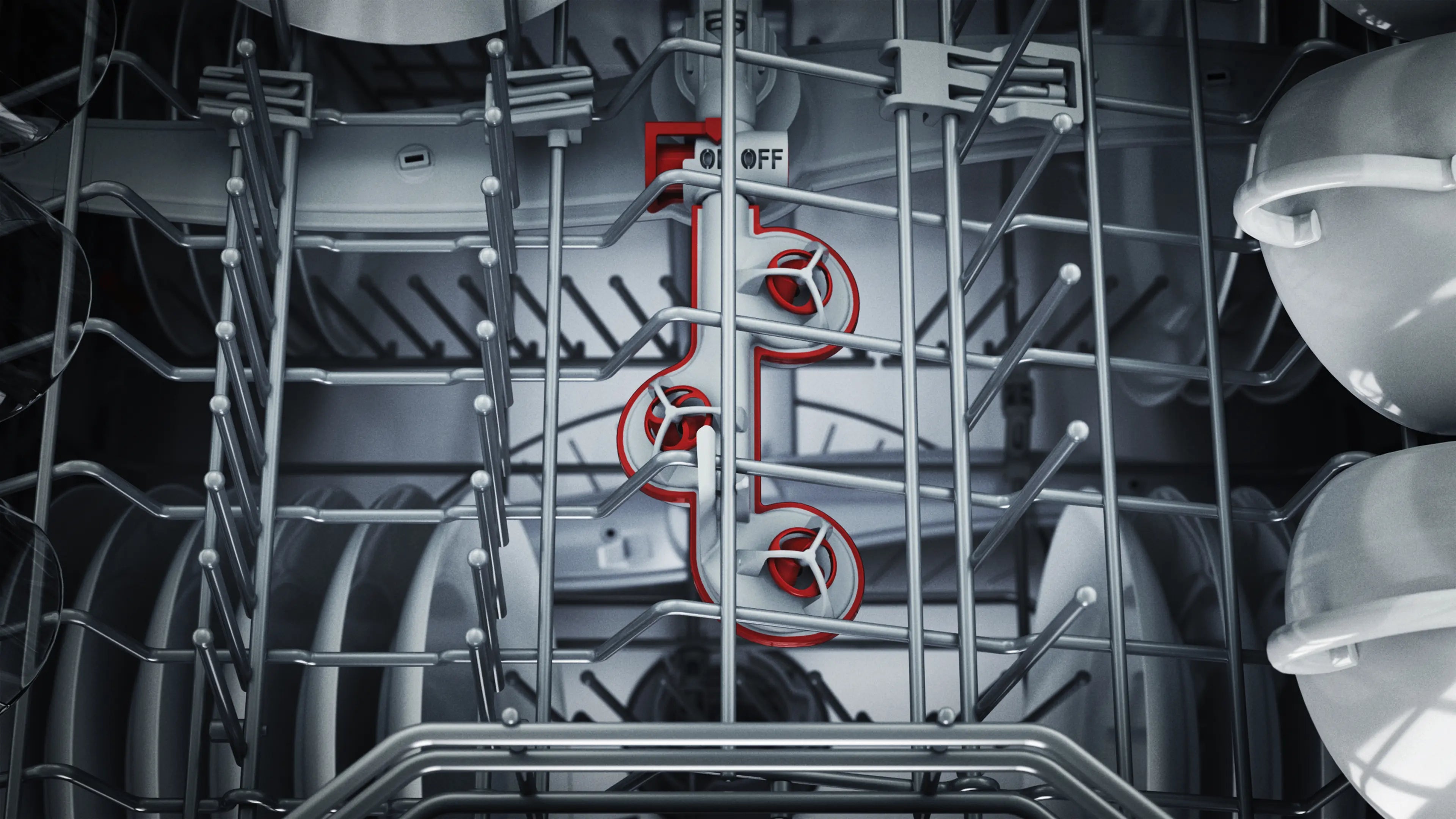 Bosch 60cm Free-Standing Dishwasher in Brushed Steel with Anti-Fingerprint Coating