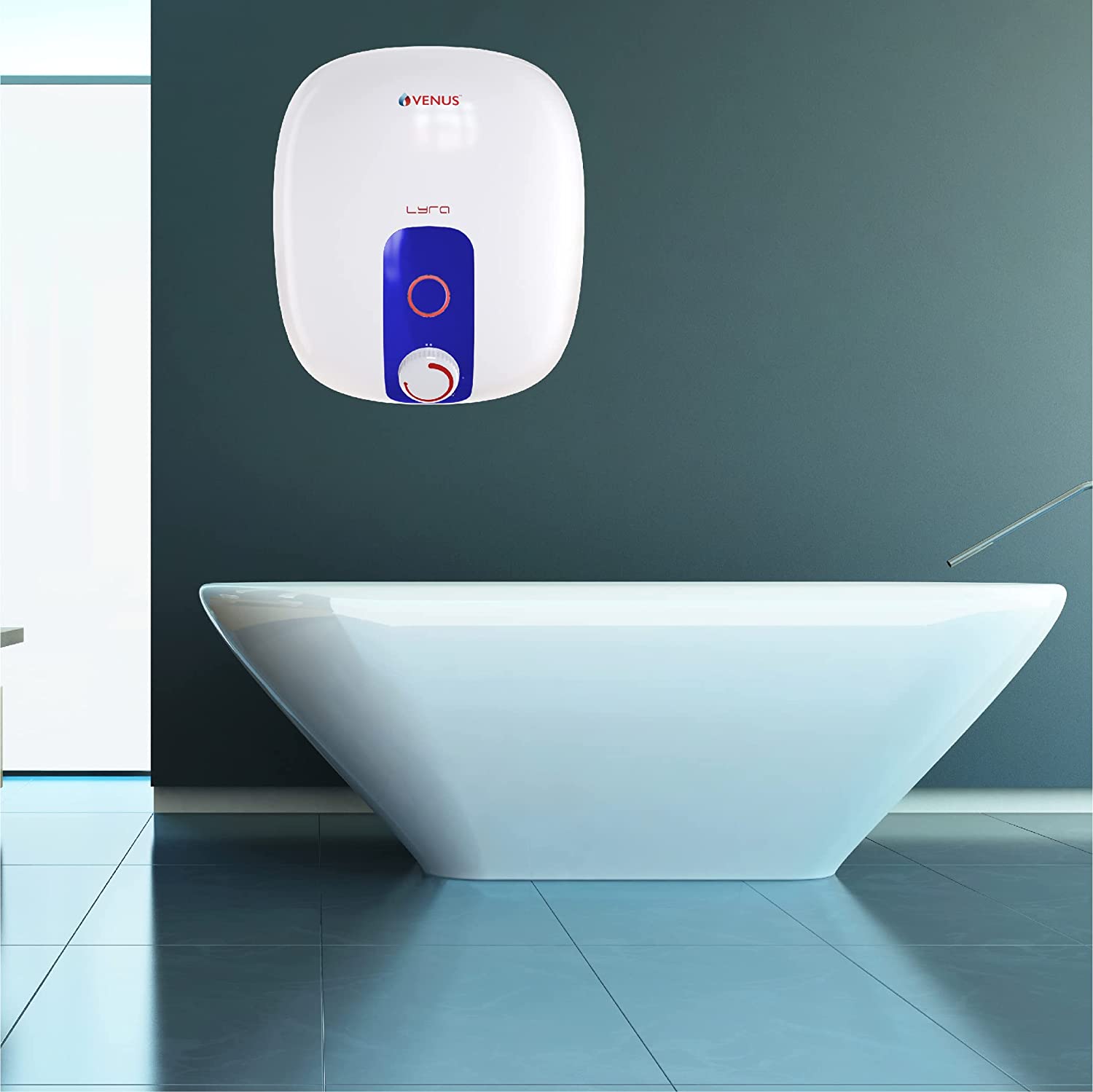 Venus Lyra 10R 10L Water Heater White Blue 4 Stars