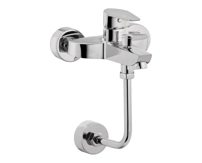 Cera F1013411 Single lever wall mixer with long bend pipe for overhead shower