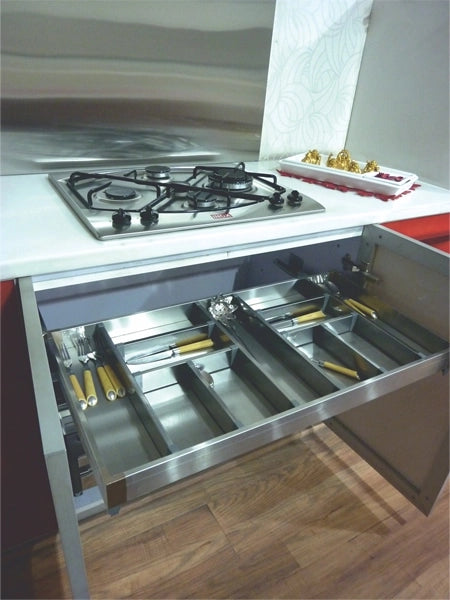 Inox Satin Silent cutlery Drawer