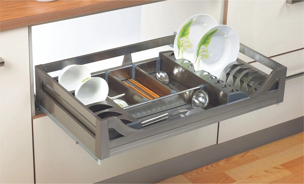 Inox Satin Silent Multifunctional Drawer