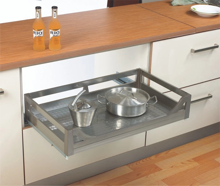 Inox Satin Silent Pull Out Drawer
