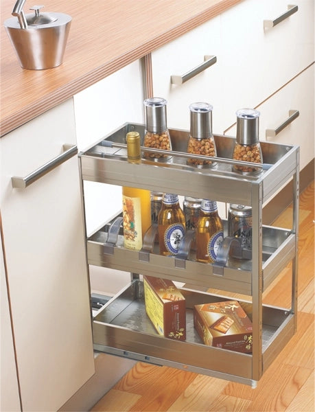 Inox Satin Silent Pull Out Organizwers