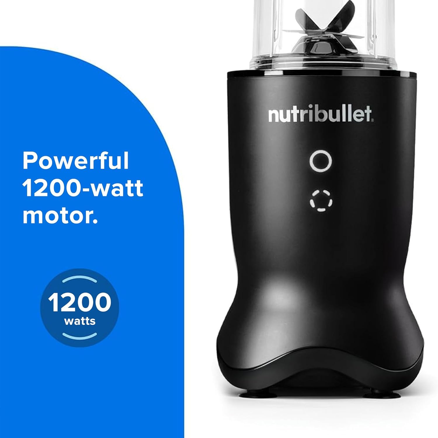 Nutribullet 1200W Ultra Blender Mixer: Grinder, Smoothie Maker, Food Processor, Glow Interface, Quietest Single-Serve