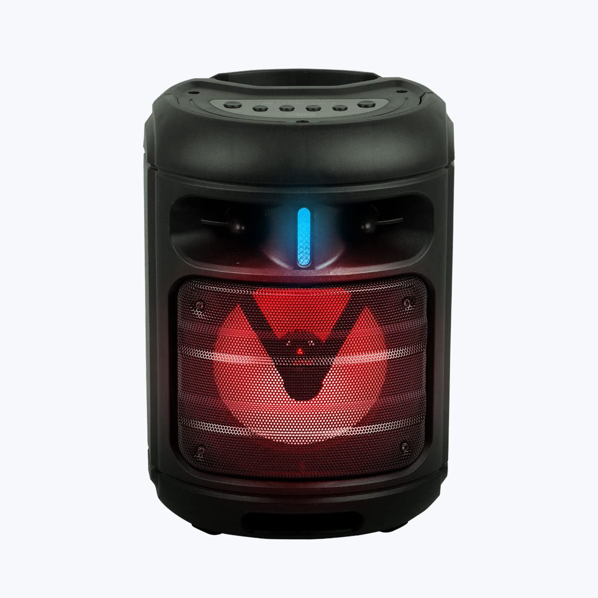 ZEBRONICS Zeb-Barrel 100 Wired mic Included,BT v5.0,16.51cm Full-Range Driver,RGB Lights,Mobile Holder .USB.MicroSD,AUX FM Radio,