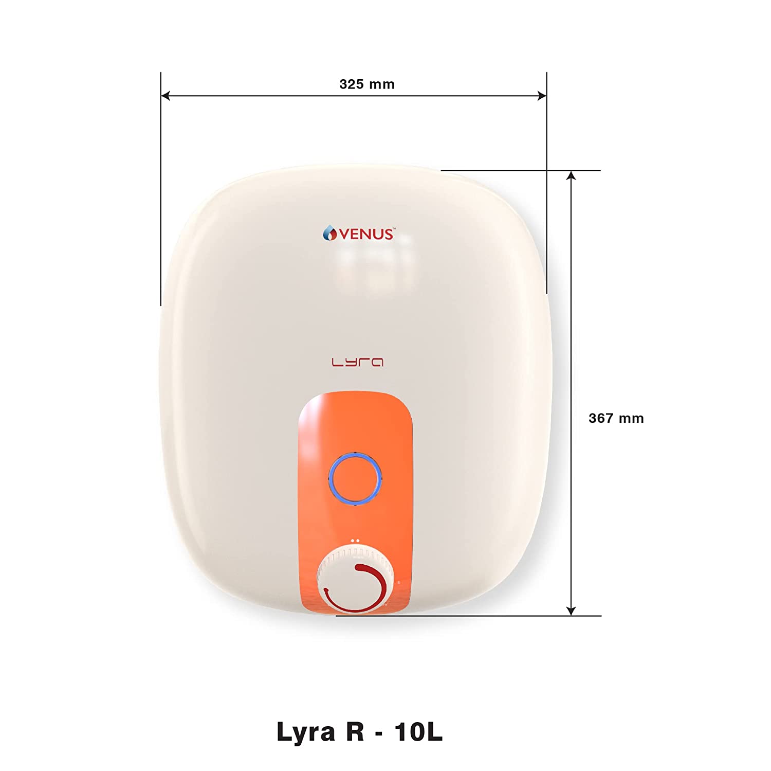 Venus Lyra 10R Water Heater Ivory Orange 4 Stars