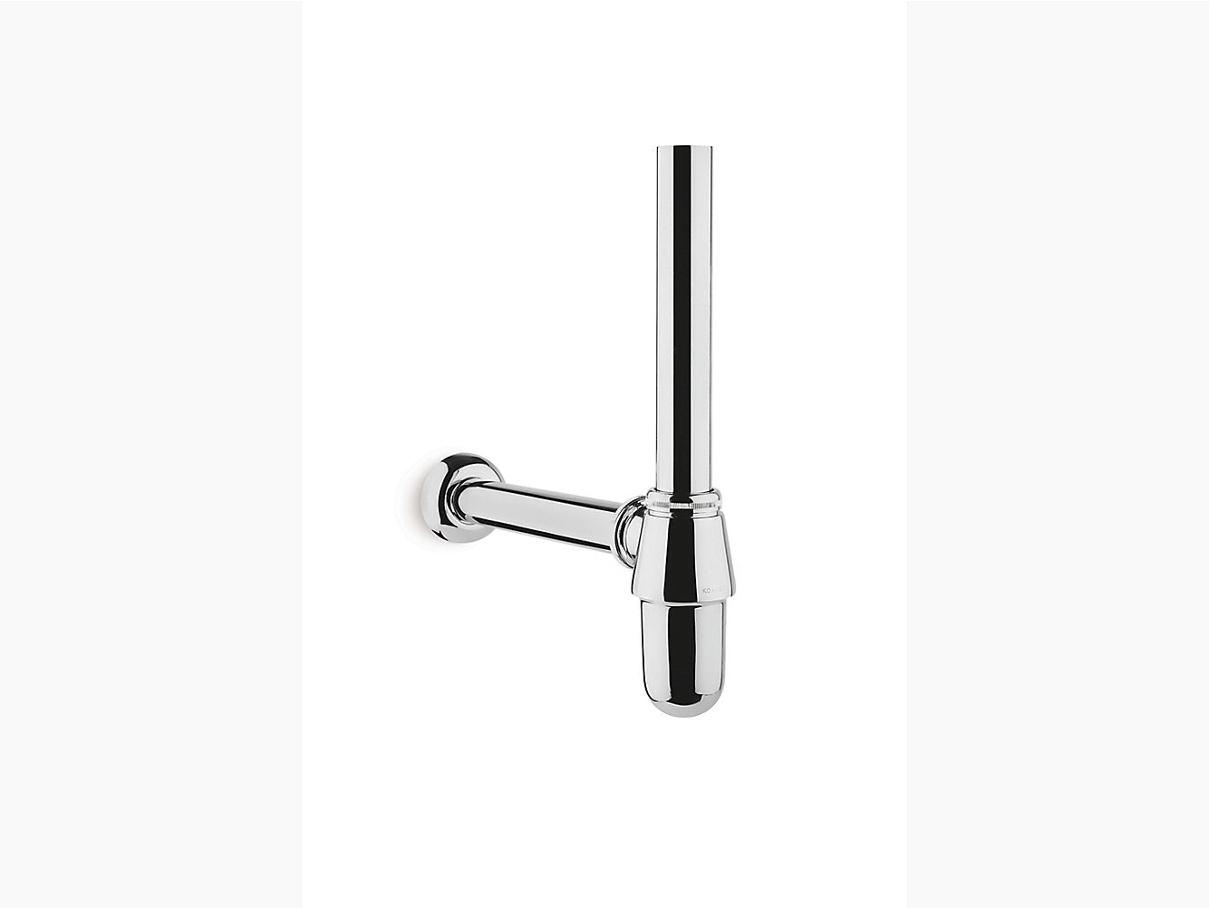 kohler K-7314IN-CP 300mm bottle trap in polished chrome