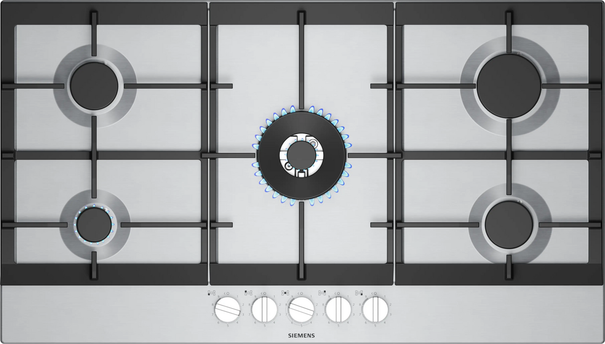 Siemens iQ500 EC9A5RI90I 90cm 5 burner stainless steel gas hob - New Launch