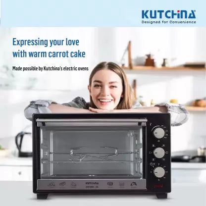 Kutchina 30-L ZEPHIRE Oven Toaster Grill OTG  black