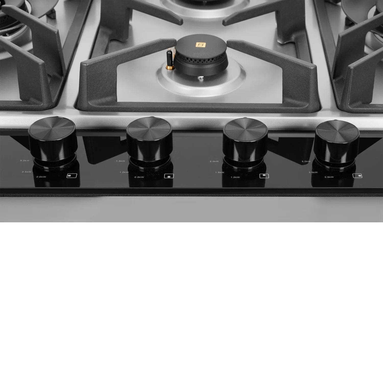 Faber HOB INSPIRIA 754 BR AI FFD GS LPG Gas Hob - Sleek and Efficient Cooking Solution