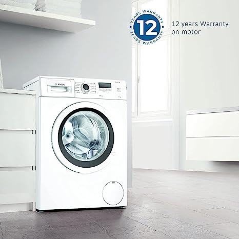Bosch 6.5kg 5 Star 1000RPM INVERTER TOUCH CONTROL Fully Automatic Front Load with Heater White (WLJ2006EIN)