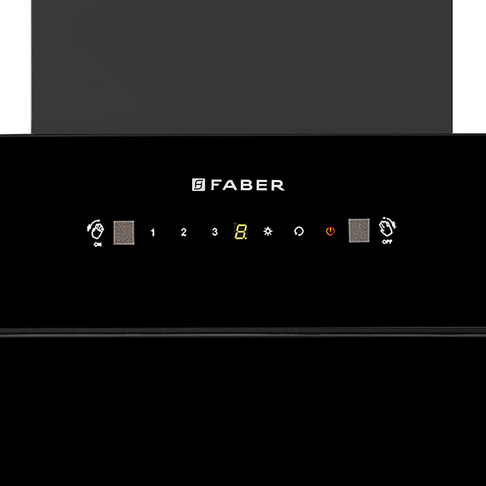 Faber ARIES XL FL HC SC BK IN 60 - V Chimney Hood: Sleek and Stylish Kitchen Essential
