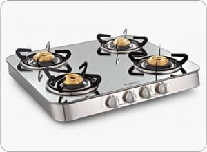 Sunflame Crystal 4 Burner (4B) Reflecto SS