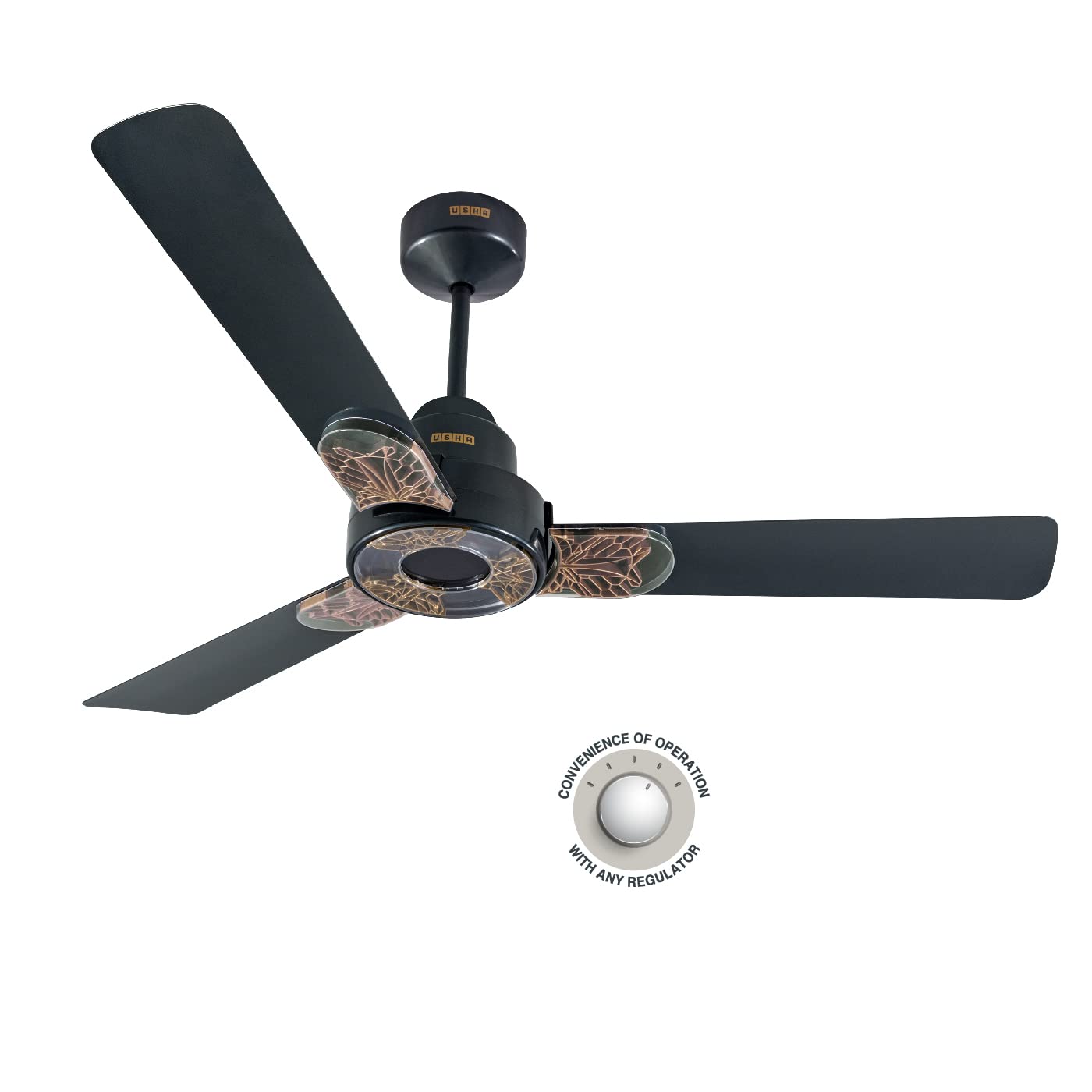 USHA Fan Kappa Beta 1200MM Graphite Grey