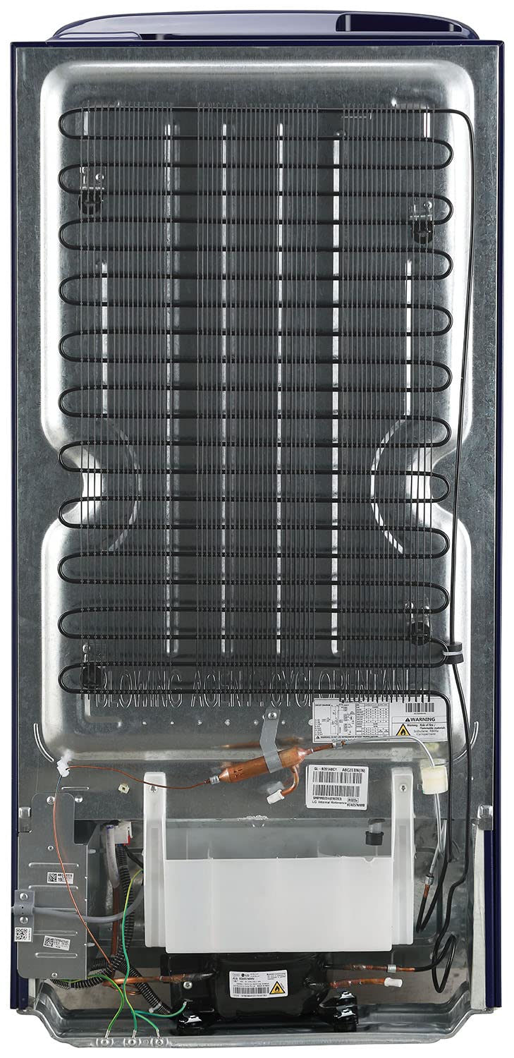 LG 185 L 3 Star Direct-Cool Single Door Refrigerator (GL-B201ABCD, Blue Charm, Fast Ice Making, Gross Volume- 190 L)