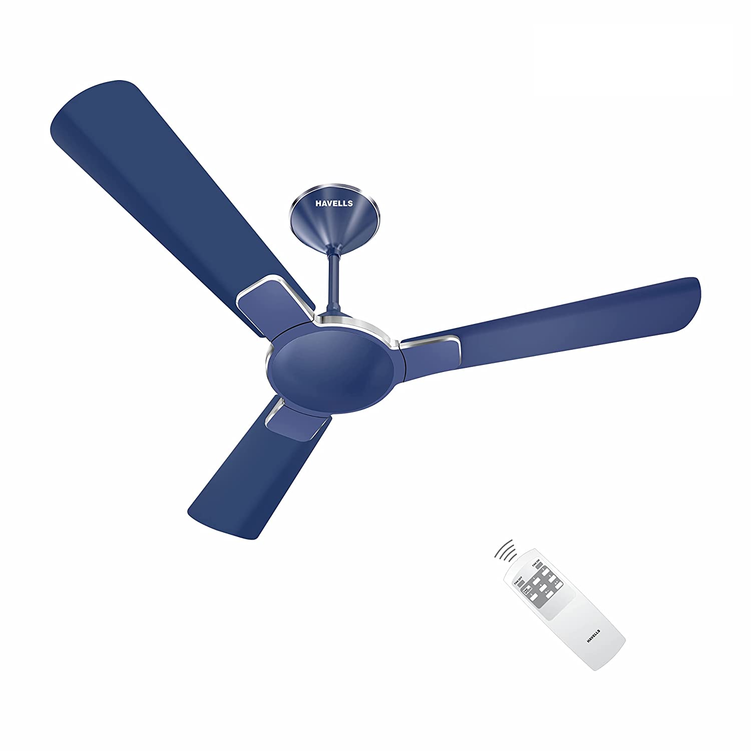 Havells Enticer 1200mm BLDC Ceiling Fan Indigo Blue Chrome