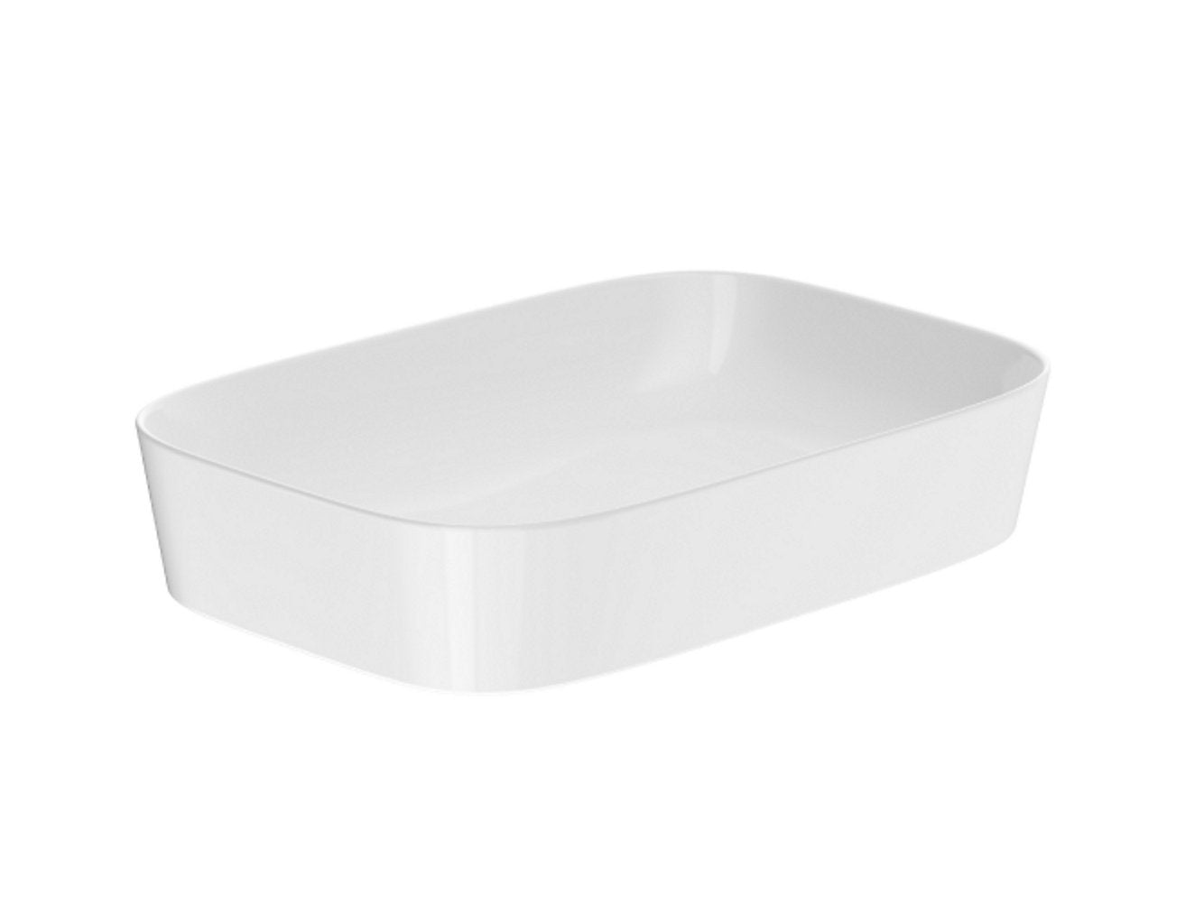 kohler K-21226IN-SS-0 600mm edge vessel basin without faucet hole in white